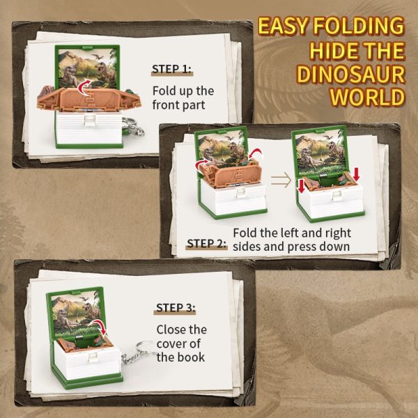 3D Dinosaur Mini Keychain Toy For Cheap - Image 2