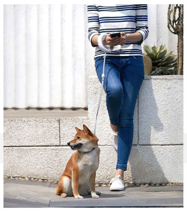 UFO Retractable Rechargeable LED Pet Leash Fashion - Image 4