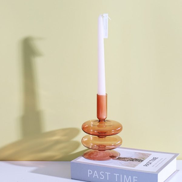 Nordic Stylish Bubble Glass Candle Holder Online now - Image 5