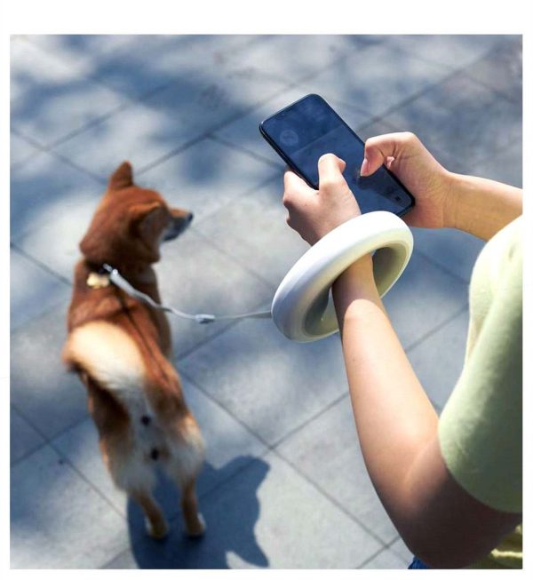 UFO Retractable Rechargeable LED Pet Leash Fashion