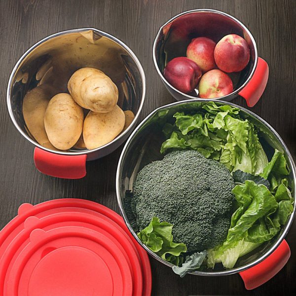 Non-Slip Multifunctional Grater Mixing Bowls Online Sale - Image 2